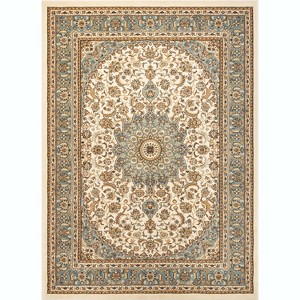 Well Woven Sultan Medallion Oriental Persian Floral Formal Traditional Modern Classic Thick Soft Area Rug - 1 of 4