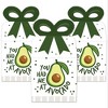 Big Dot of Happiness Hello Avocado - Square Favor Gift Boxes - Fiesta Party Bow Boxes - Set of 12 - 2 of 4