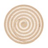 Saro Lifestyle Natural Weave Rattan Placemat (Set of 4), 15"x15", Beige - 2 of 4