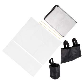 Unique Bargains Canvas Replacement Cloth Kit and Portable Storage Bags Director Chair Accessories Set