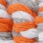 orange, white, gray