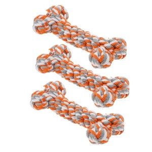 Unique Bargains Bone Shape Dog Chew Rope - 1 of 4