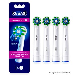 Oral-B Cross Action Electric Toothbrush Replacement Brush Heads