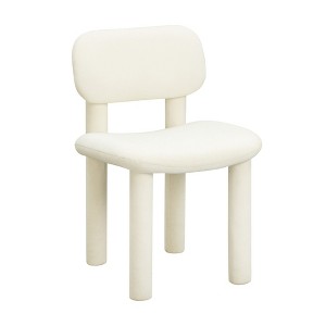 Elise Performance Velvet Dining Chair Ivory - 1 of 4