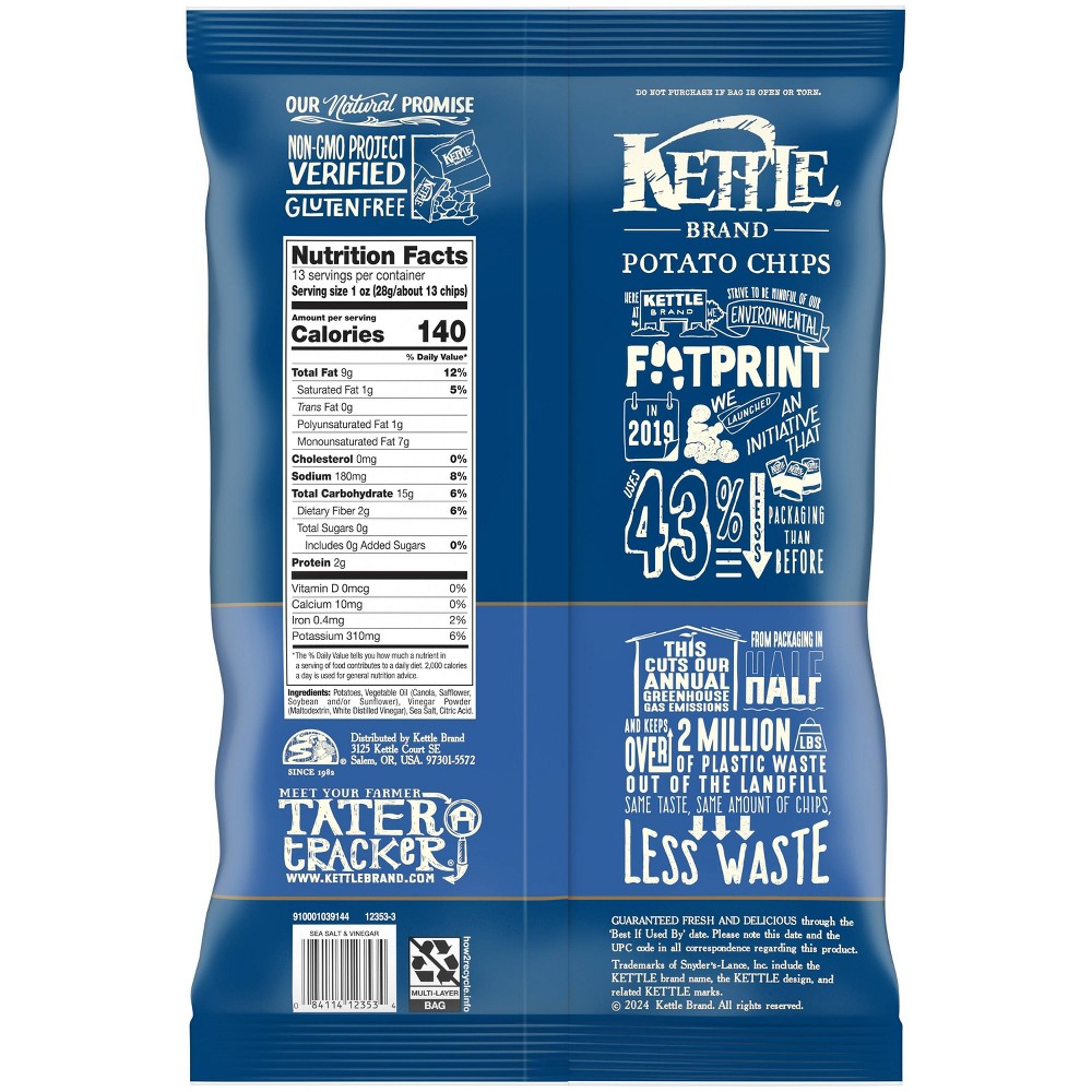 Kettle Brand Kettle Brand Sea Salt package