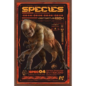 Trends International Jurassic World: Rebirth (2025) - Distortus Rex Framed Wall Poster Prints - 1 of 4