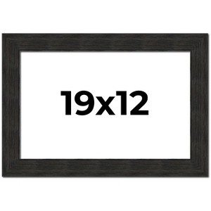 PosterPalooza | Contemporary Black Picture Frame - UV Acrylic, Backing Board, Hanging Hardware Included - 1 of 4