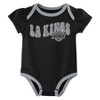 NHL Los Angeles Kings Infant Girls' 3pk Bodysuits - 4 of 4