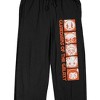 Marvel Kawaii Guardians of the Galaxy Men's Black Sleep Pants - 2 of 4