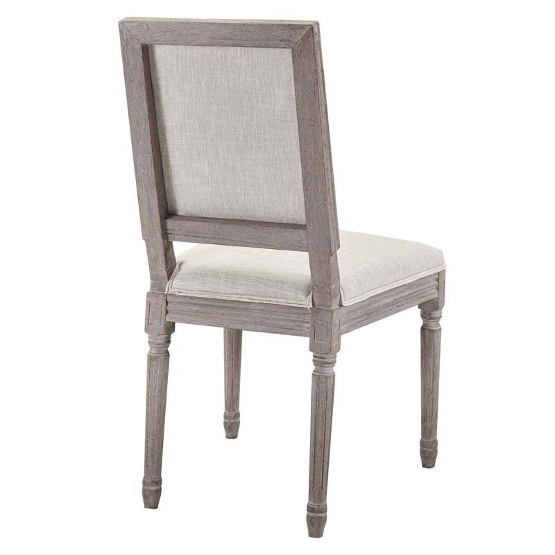 Court Vintage French Upholstered Fabric Dining Side Chair Beige - Modway, 5 of 8