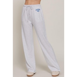 I am a Fashion Junky Waistband Print Detail Sweatpants - 1 of 4