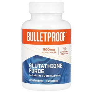 BulletProof Glutathione Force, 500 mg, 90 Veg Capsules (155 mg Per Capsule) - 1 of 2
