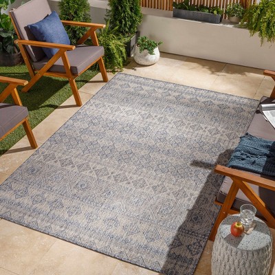 Hauteloom Ramon Gray & Blue Area Rug