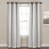 Lush Décor Grommet Sheer Panels with Insulated Room Darkening Lining Light Gray Set 38X108 - 4 of 4