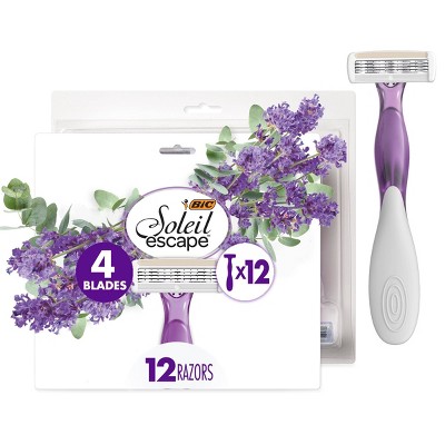 BiC Women's Soleil Escape 4-Blade Razors - 12ct