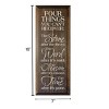 Slickblue Four Things You Can’t Recover Wood Sign – Rustic Wall Decor – Inspirational Quote 7x18 Inches, Color Options - 3 of 3