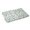 Angela Minca Xmas branches white Memory Foam Bath Mat - Deny Designs - 2 of 4