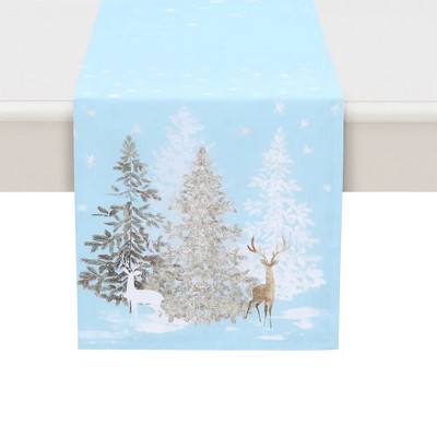 Laural Home Winter Wonderland Rectangle Table Runner