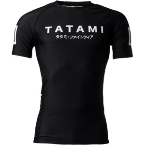 Tatami Fightwear Katakana Short Sleeve Rashguard - Black - 1 of 4