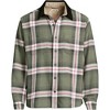 Lands' End Men's Authentic Flannel Shirt with Corduroy Collar - 3 of 4