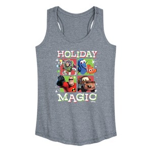 Women's - Disney - Holiday Magic Graphic Racerback Tank - 1 of 4