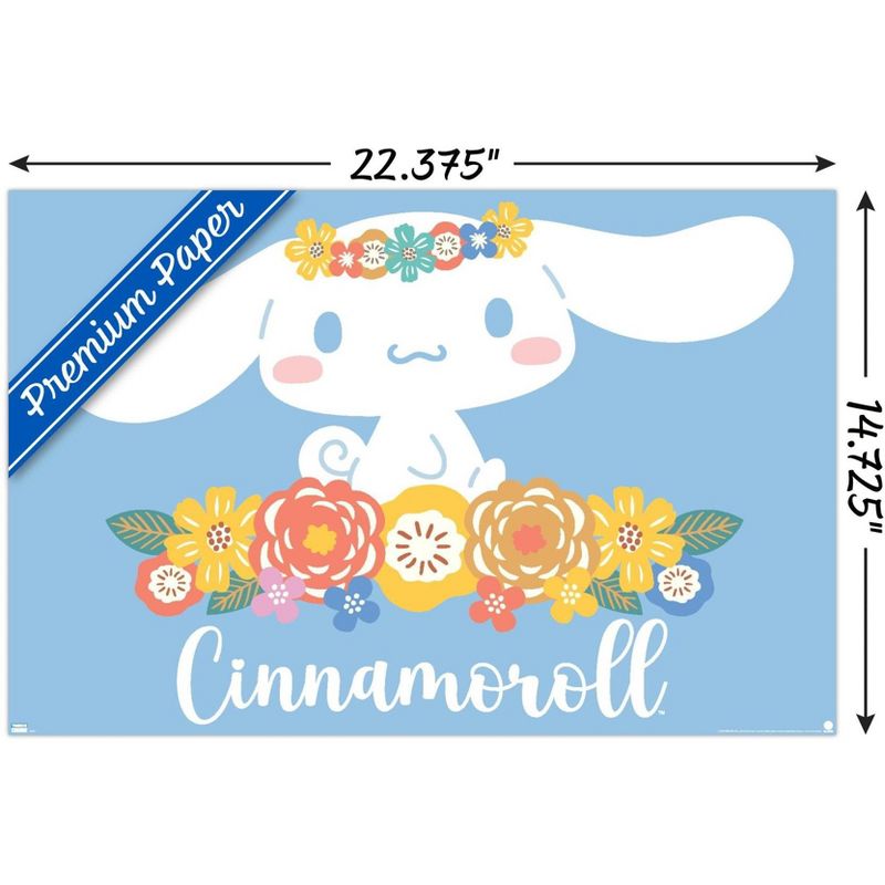 Trends International Hello Kitty and Friends: 24 Flowers - Cinnamoroll Unframed Wall Poster Prints, 3 of 7