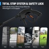 SUGIFT 1800W Electric Pressure Washer, 3500 PSI, 2.4 GPM, 5 Quick-Connect Nozzles, Detergent Selection Dial, Portable with Wheels and Hose Reel - 4 of 4