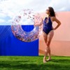 MINNIDIP Ring Float Cue the Confetti! Water Floats and Inflatables - Rose Gold - 2 of 4