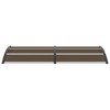 vidaXL Door Canopy Black 94.5"x39.4" PC - 3 of 4
