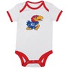 NCAA Kansas Jayhawks Infant Boys' 3pk Bodysuit - 4 of 4