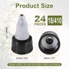 Unique Bargains Liquid Dispensing PP Squeeze Bottle Twist Top Caps 24 Pcs - 2 of 4