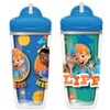 Playtex Baby – Sipsters Stage 3 Insulated Straw Cups, 9 oz, 2-Pack, Blippi & Meekah, Spill-Proof & Leak-Proof, BPA-Free - 2 of 4