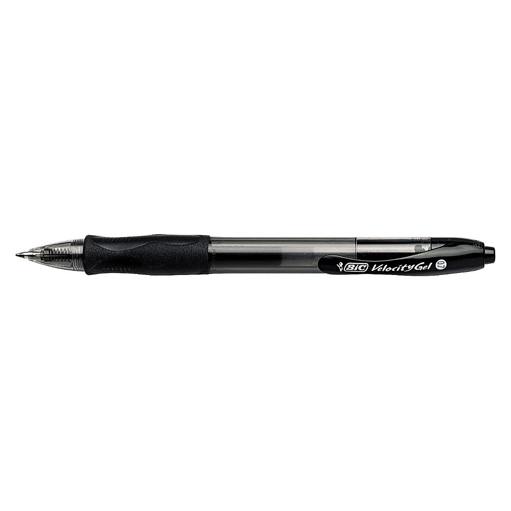 UPC 070330315631 product image for BIC Velocity Roller Ball Retractable Gel Pen, Black Ink, Medium, 12ct | upcitemdb.com