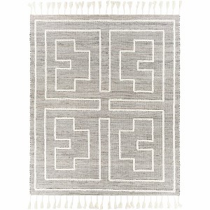 Hauteloom Azra Tasseled Jute&Wool Rug - 1 of 4