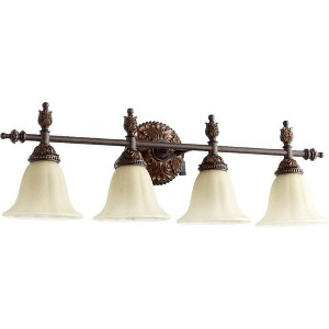 Quorum Lighting Rio Salado 4-Light 32 Toasted Sienna/Mystic Silver Incandescent Ceiling Fan - 1 of 1