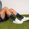 NFL Carolina Panthers Rise Up Crew Socks: Cushioned Heel & Toe, Midweight Fabric - 3 of 3