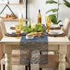 Design Imports  French Blue Woven Paper Table Runner 14X72 - image 4 of 4