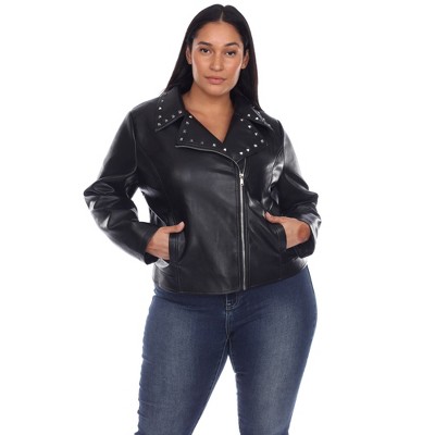 target faux leather puffer