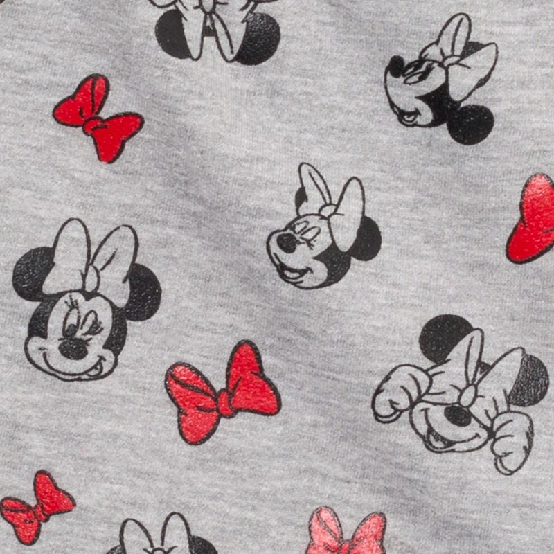 Mickey Mouse & Friends Minnie Mouse Lilo & Stitch Princess Winnie the Pooh Girls T-Shirt and French Terry Shorts Outfit Set Toddler, 4 of 8