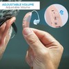 Pyle Dual In-Ear Hearing Amplifiers - Noise Cancelling, Adjustable Volume Control - Includes 4 Batteries - image 3 of 4