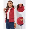 INSPIRE CHIC Women's Buttoned Sleeveless Faux Suede Utility Vest with Cargo Pocket - 2 of 4