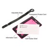 Unique Bargains PVC Durable Lightweight Travel Baggage Suitcases Tag - 4 of 4