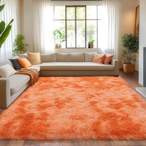 Super Soft Shaggy Rugs Fluffy Carpet, Modern Plush Area Rug for Living Room Bedroom Kids Room - 1 of 4
