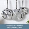 All-Clad D3 3-Ply Stainless Steel Cookware Set 14 Piece Induction Oven Broiler Safe 600F Pots and Pans Silver - 3 of 4
