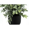NicBex 2PC Artificial Plants Eucalyptus Grass, Fake Plants in Black Pots, Tabletop Faux Plants Indoor for Living Room, Windowsill Decor - 2 of 4
