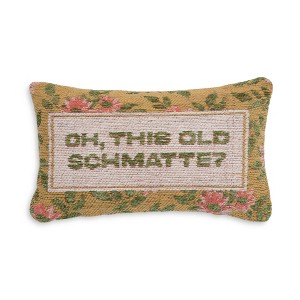 TOV Furniture Oh, This Old Schmatte Jacquard Cotton Pillow - 1 of 4