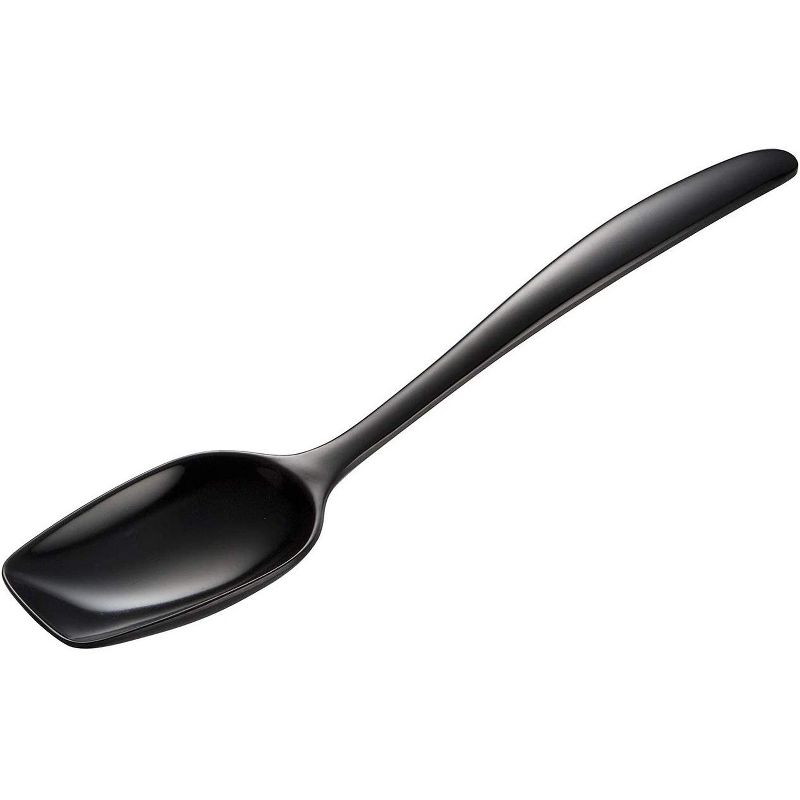 Gourmac Black 10" Melamine Serving Spoon, 1 of 4