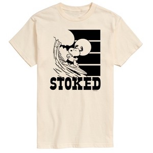 Men's - Peanuts - Stoked Short Sleeve Graphic T-Shirt - 1 of 4