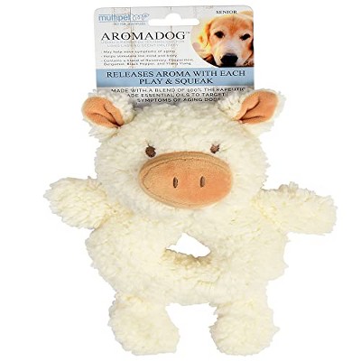 Multipet Aromadog Ring Pig Senior Dog Toy, Medium