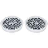Costway 2Pcs Air Purifier Replacement Filter True HEPA & Activated Carbon Filters